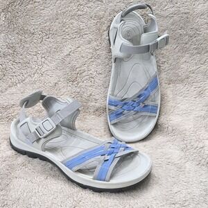 KEEN Terradora II Open Toe Grey Hydrangea Sandal Womens Sz 7 Travel Beach Summer